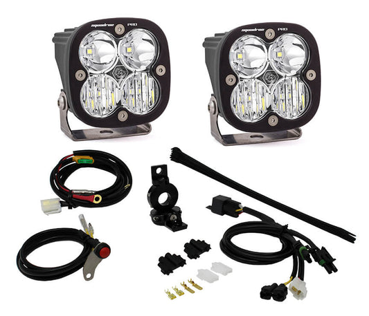 Baja Designs - 497083 - Adventure Bike Squadron Pro Auxiliary Light Kit