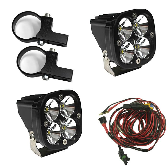 Baja Designs - 497105 - PowerSports Squadron Pro Horizontal Mount Light Kit