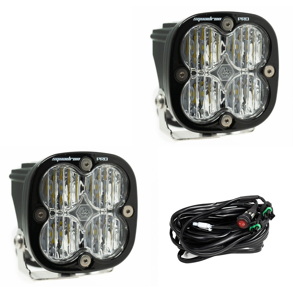 Baja Designs - 497805 - Squadron Pro Black LED Auxiliary Light Pod Pair