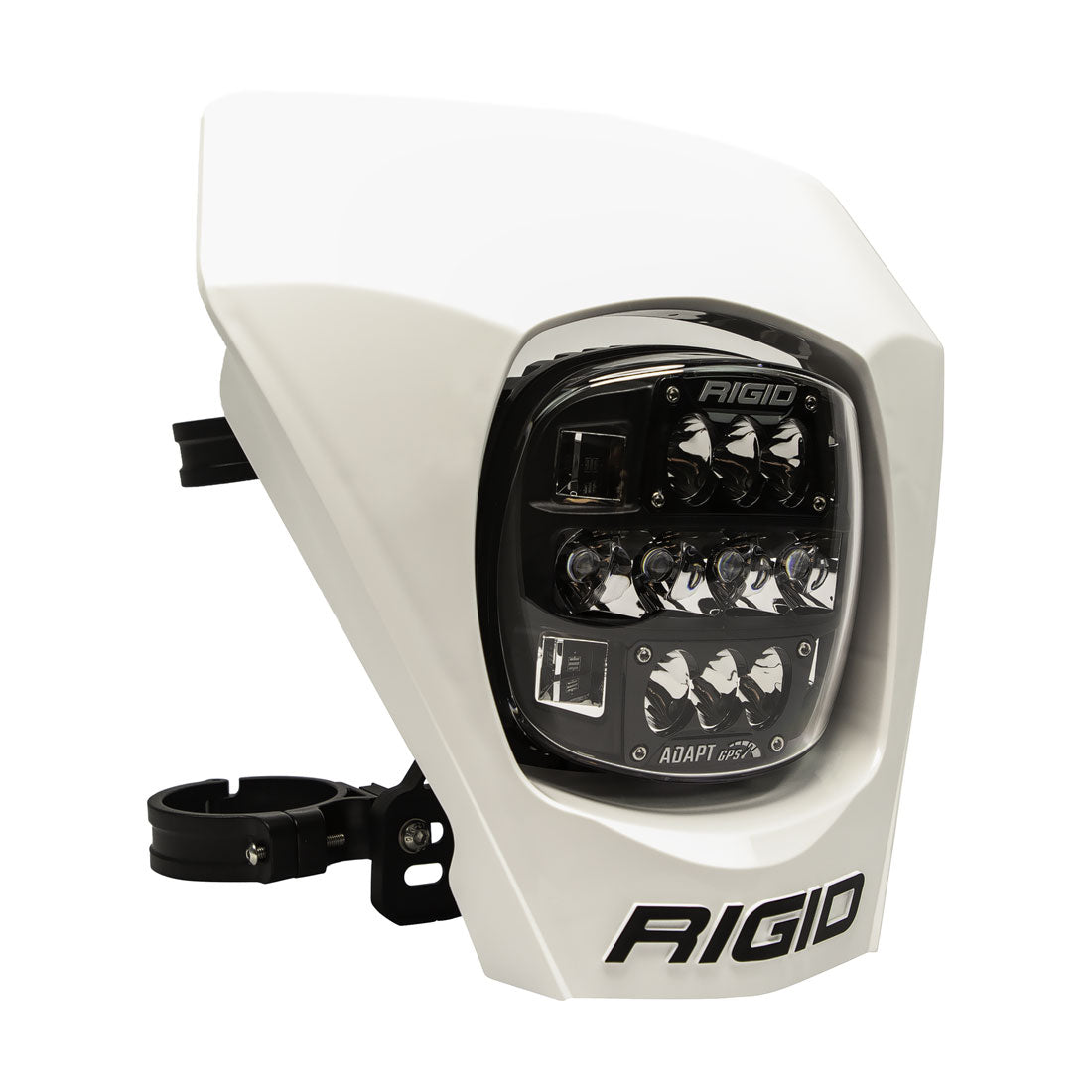 RIGID Adapt XE Number Plate WhiteSingle