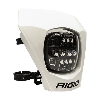 RIGID Adapt XE Number Plate WhiteSingle