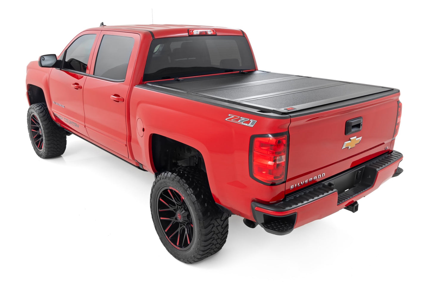Hard Tri-Fold Flip Up Bed Cover - 5'9 In. Bed - Chevy GMC 1500 (14-18)