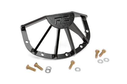 Rough Country Diff Guard - Front - Dana 30 - LP - Jeep Cherokee XJ Comanche MJ Wrangler JK Wrangler TJ