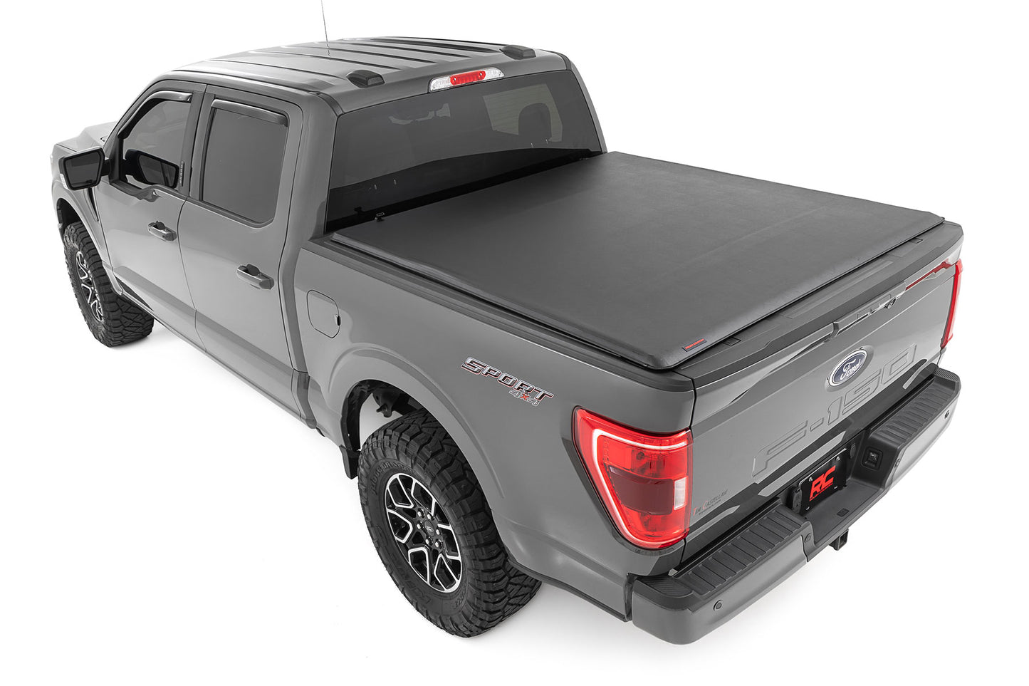 Soft Roll Up Bed Cover - 5'7 In. Bed - Ford F-150 F-150 Lightning Raptor (15-23)