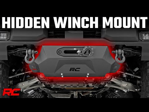 Rough Country Hidden Winch Mount - All Models - Ford Bronco 4WD (2021-2023)