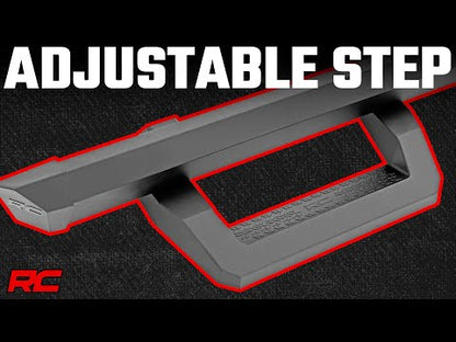 SR2 Adjustable Aluminum Steps - Crew Cab - Ford F-150 Lightning F-250 F-350 Raptor (15-23)