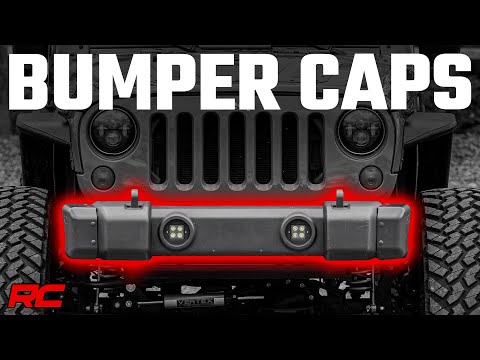 Rough Country Front Bumper Caps - Jeep Wrangler JK (2007-2018)