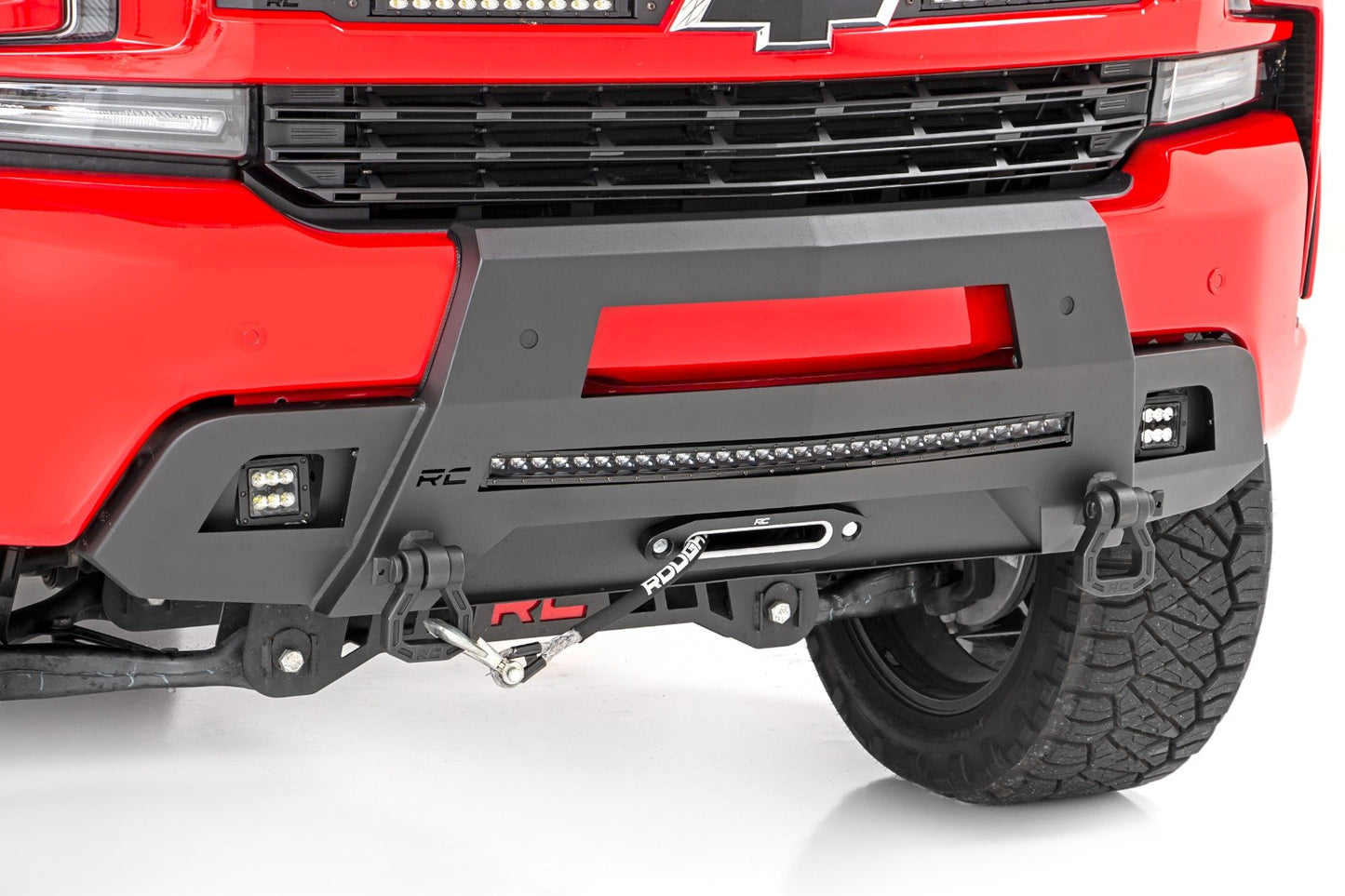 Rough Country Hidden Winch Bumper - Chevy Silverado 1500 2WD 4WD (2019-2022)