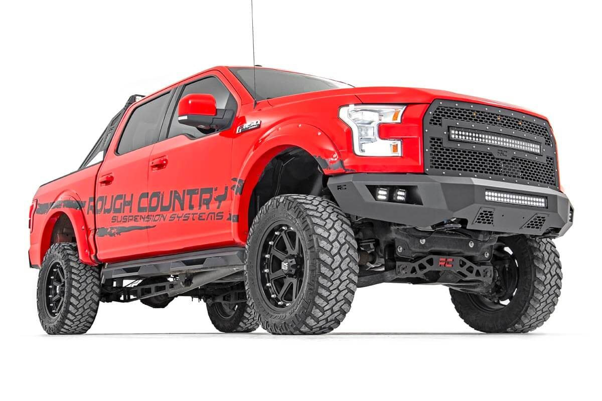 Rough Country Front Bumper - Ford F-150 2WD 4WD (2015-2017)