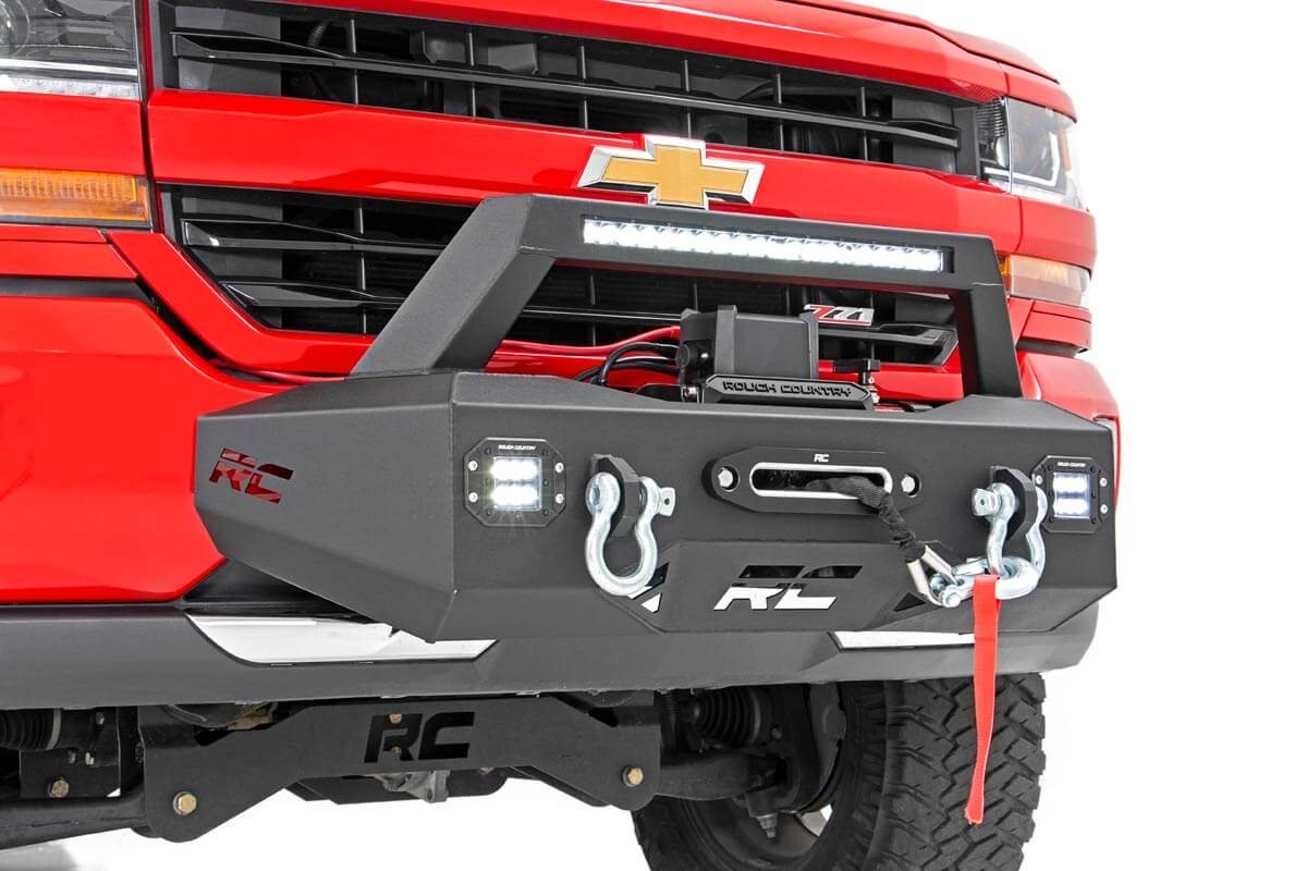 EXO Winch Mount Kit - Chevy Silverado 1500 2WD 4WD (2007-2018)