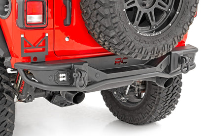 Rough Country Rear Bumper - Tubular - Jeep Wrangler 4xe (21-23) Wrangler JL (18-23)