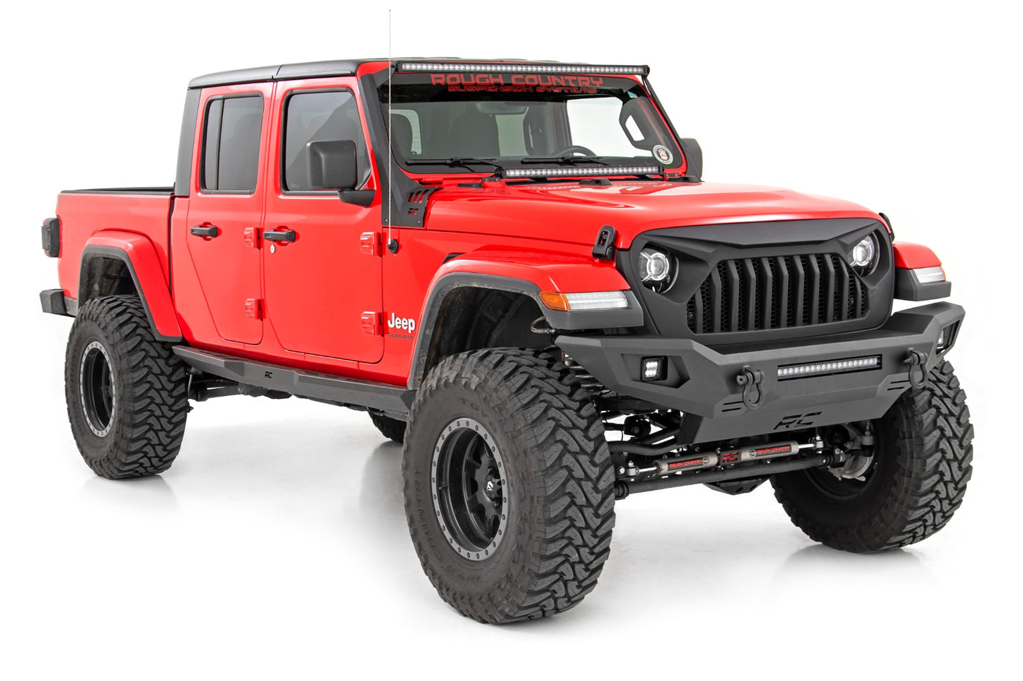 Rough Country Front Bumper - Skid Plate - Jeep Gladiator JT Wrangler 4xe Wrangler JL (18-23)