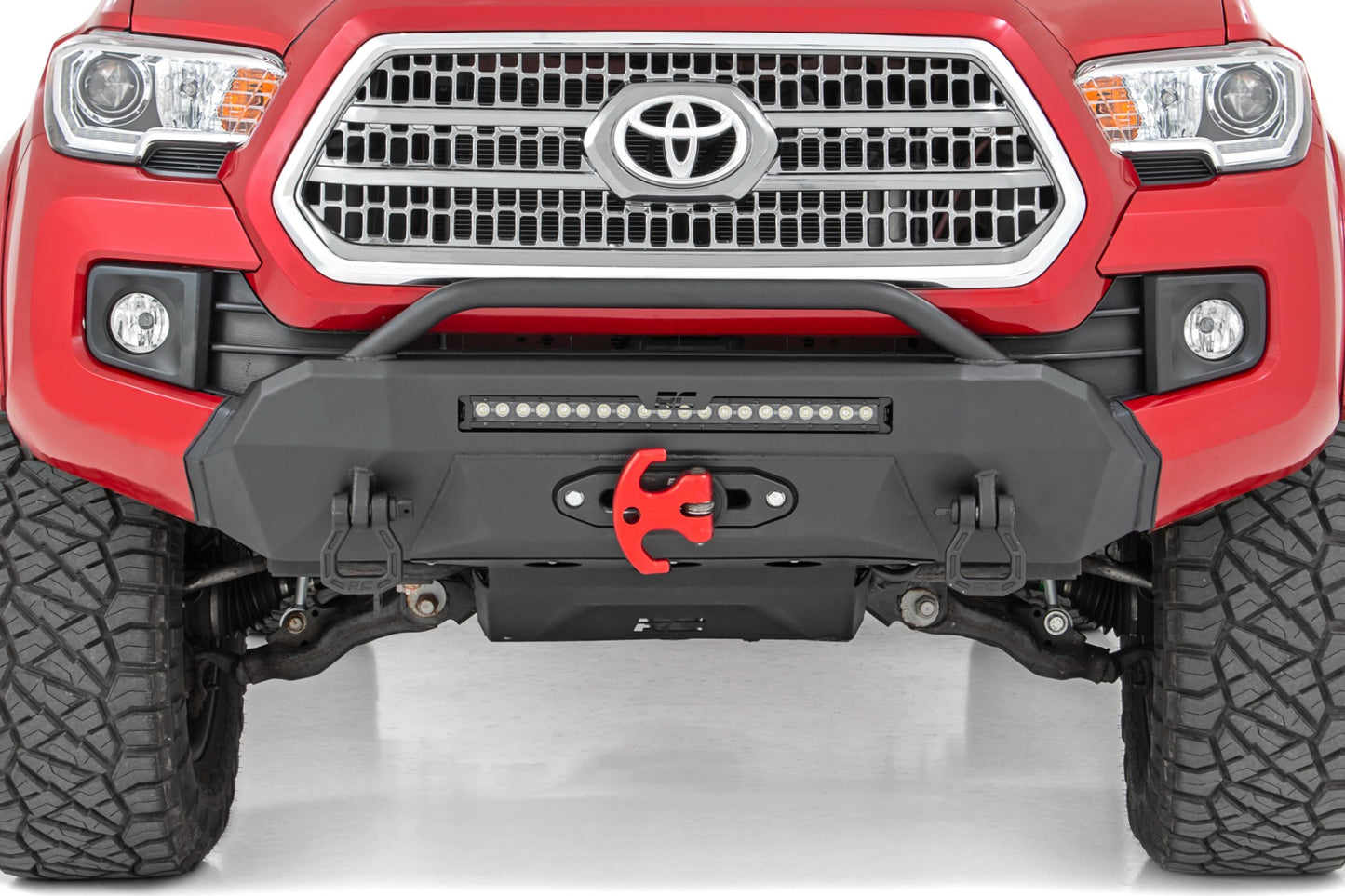 Front Bumper - Hybrid - 9500-Lb Pro Series Winch - Synthetic Rope - Toyota Tacoma (16-23)