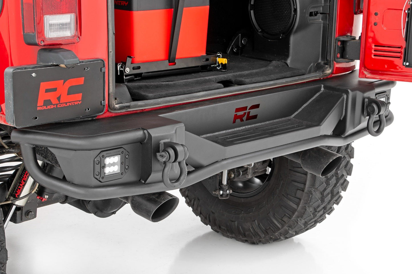 Rough Country Rear Bumper - Tubular - Jeep Wrangler JK (2007-2018)