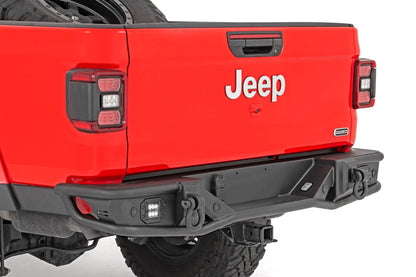 Rough Country Rear Bumper - Tubular - Jeep Gladiator JT 4WD (2020-2022)