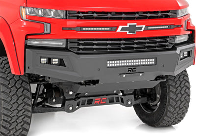 High Clearance Front Bumper - LED Lights & Skid Plate - Chevy Silverado 1500 (19-22)