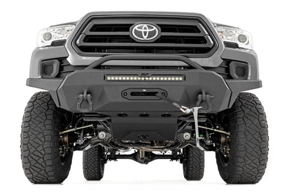 Front Bumper - High Clearance - 12000-Lb Pro Series Winch - Synthetic Rope Toyota Tacoma 4WD (16-23)