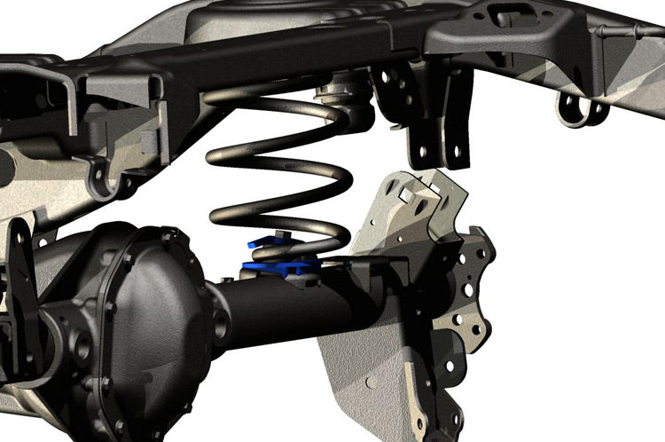 Rough Country Rear Coil Spring Correction Plates - Jeep Wrangler JK (2007-2018)