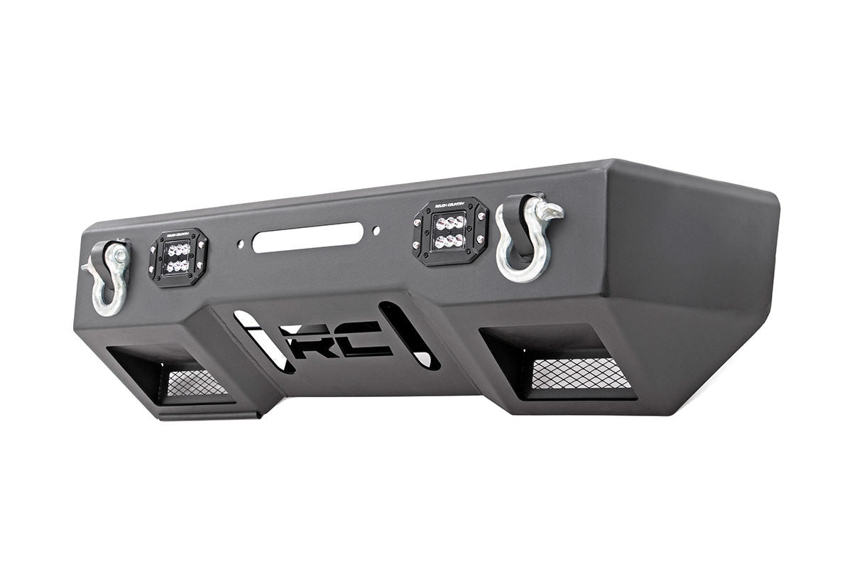 Front Bumper - Stubby - BLK LED - Jeep Gladiator JT Wrangler JK & JL