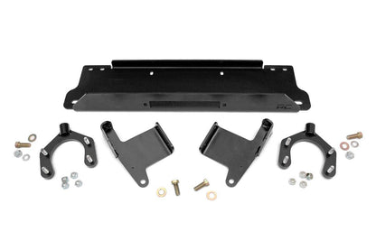 Rough Country Winch Mounting Plate - Factory Bmpr - Jeep Wrangler JK (2007-2018)