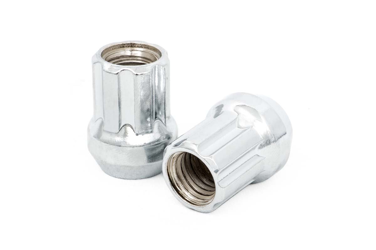 Rough Country M14 X 1.5 Lug Nut Set Of 24 - Chrome - Open End