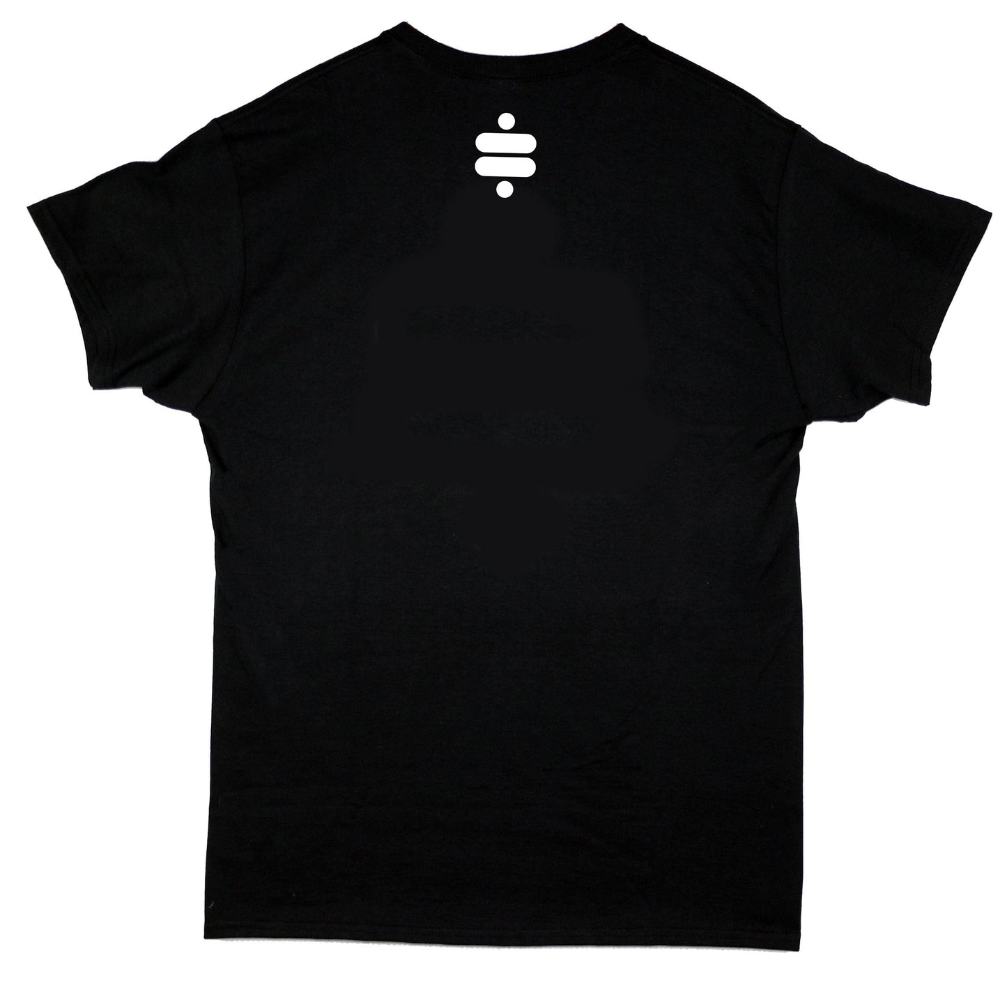 (M) T-shirt - Black With White Ridetech Icon  Medium.