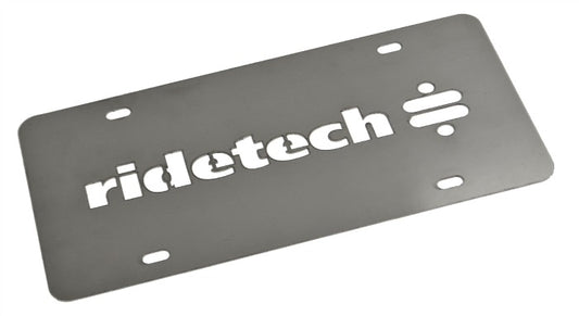 Ridetech License Plate  Stainless Steel.