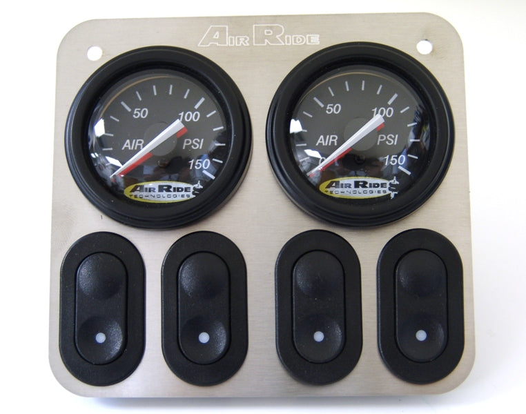 4-Way 12 Volt Analog Control Panel For Air Suspension. For Use With 12v Valves.