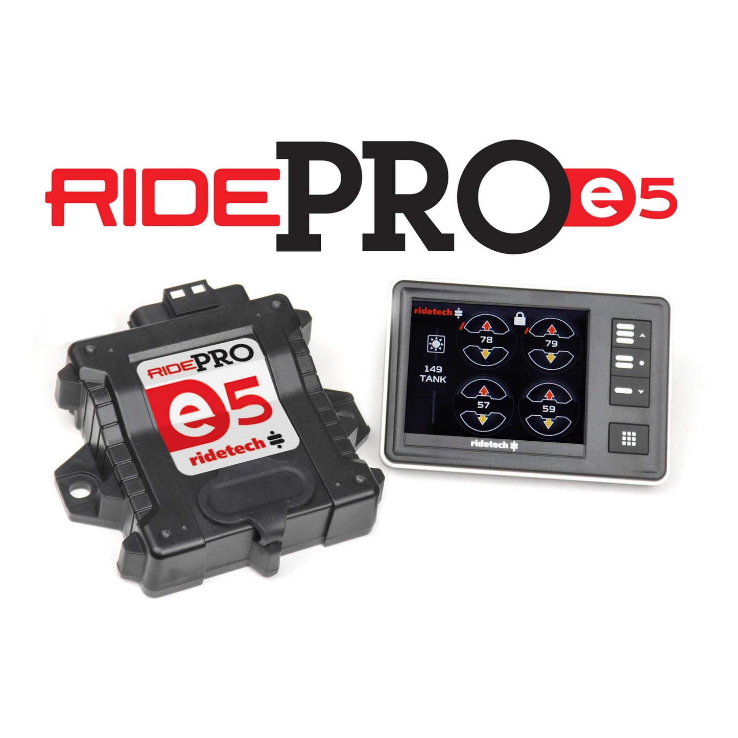 RidePro E5 Air Suspension Control System With 5 Gallon Tank.