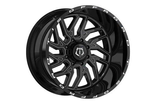 TIS Wheel - Black Milled - 20x10 - 6x5.5 - -25mm