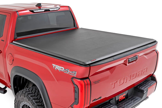 Soft Roll Up Bed Cover - 5'7 In. Bed - Toyota Tundra 2WD 4WD (22-23)