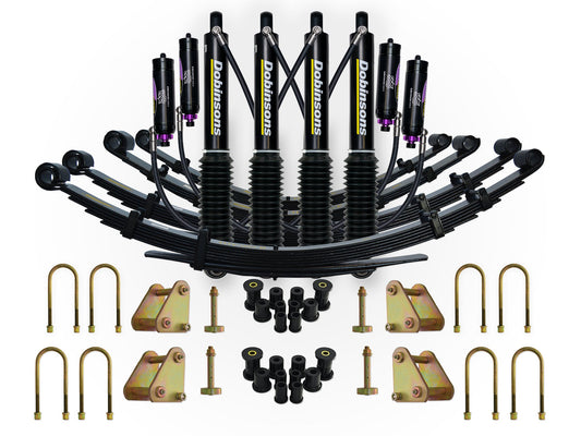 Dobinsons 4x4 MRR 3-Way Adjustable Suspension Kit for Toyota Landcruiser 60 Series - FJ60, FJ62, HJ60, HJ61 1980-1990