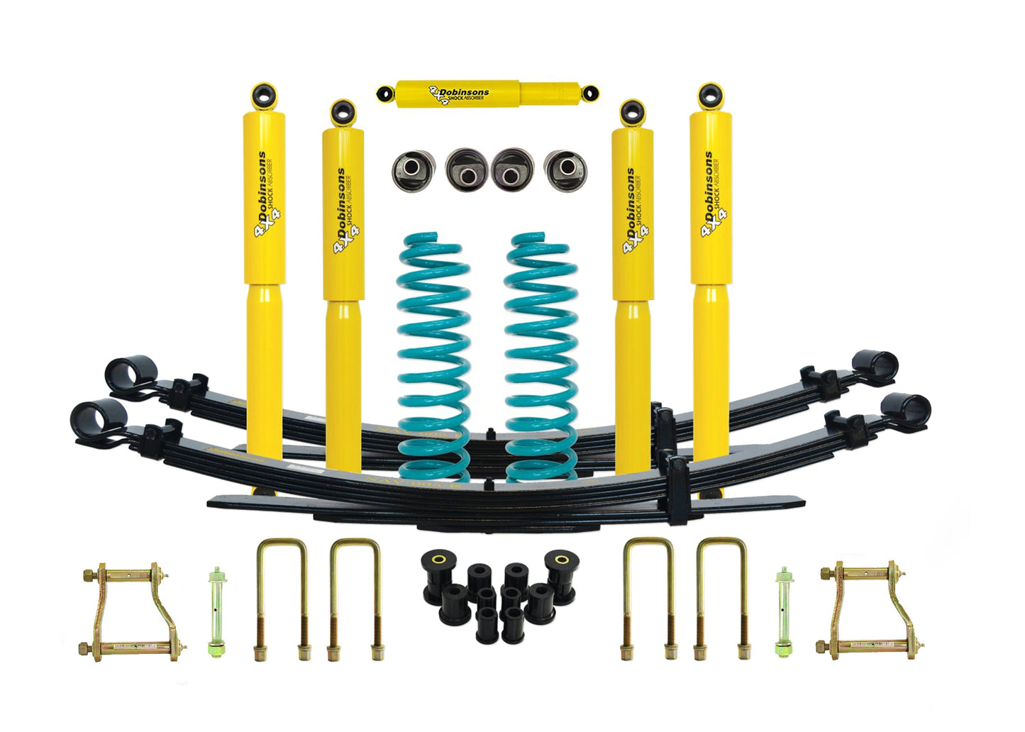 Dobinsons 4x4 1.5"-2.0" Suspension Kit Landcruiser 76 Series - FZJ76, HZJ76, VDJ76 04/2007 on