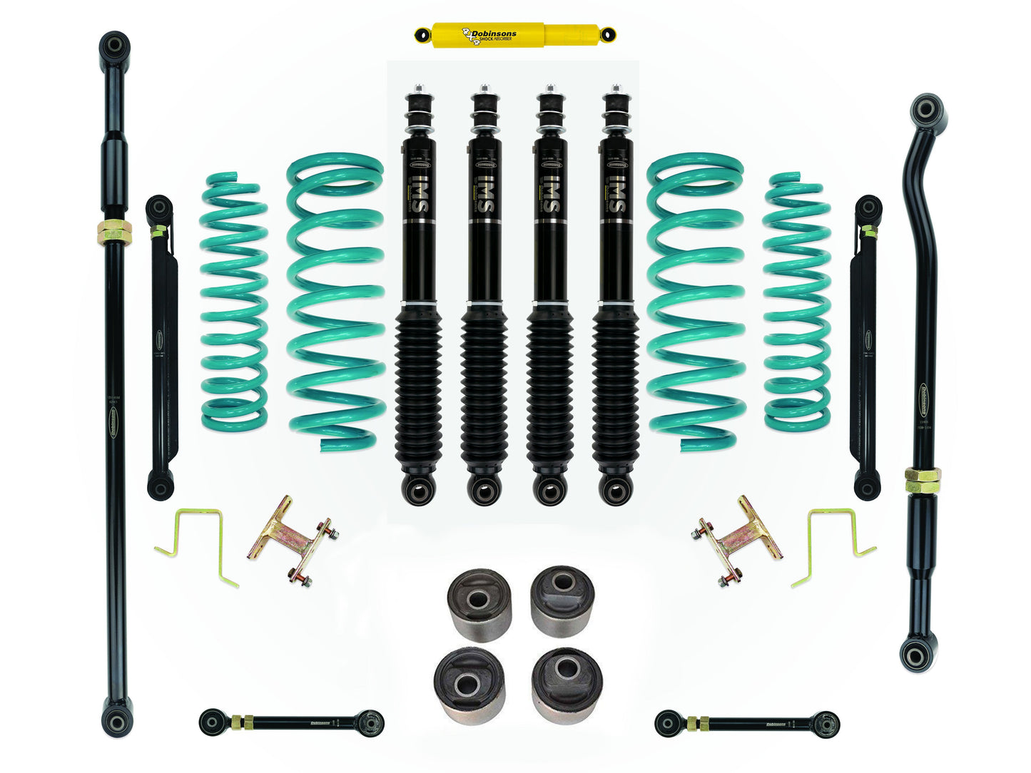 Dobinsons 3.0-4.0" Flexi-Series Long Travel Lift Kit for Toyota Land Cruiser 80 Series