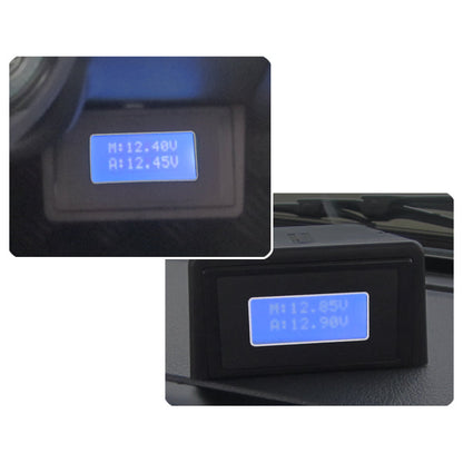 Dobinsons 4x4 Dual Battery Voltage Monitor with LCD Backlit Display