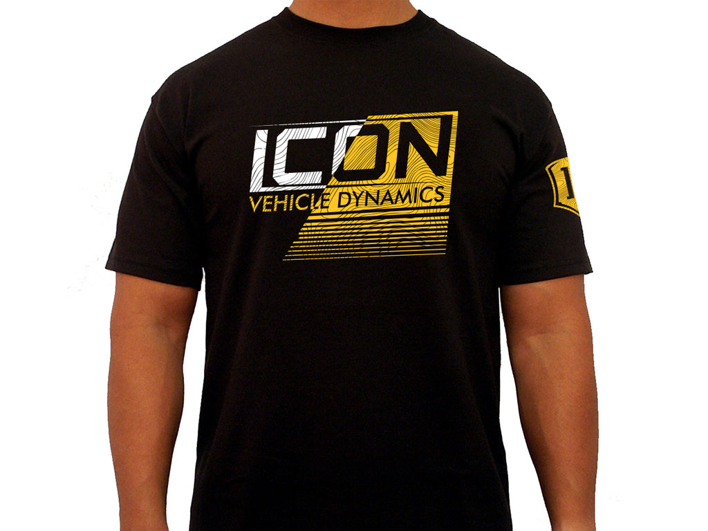 ICON STRIKEOUT TEE BLACK - LARGE