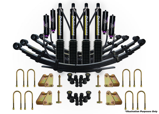 Dobinsons 4x4 Full MRR 3-way Adjustable Suspension Kit for Toyota Landcruiser 70 Series - 1985 to 1999