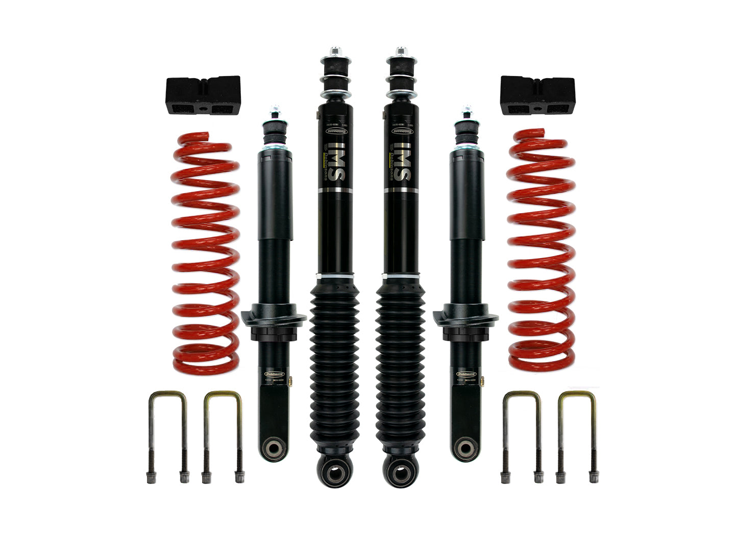 DOBINSONS 1.5" TO 3.0" IMS LIFT KIT FOR TOYOTA HILUX VIGO SINGLE CAB 4.0L V6 PETROL KUN26 3.0L TD WITH QUICK RIDE REAR